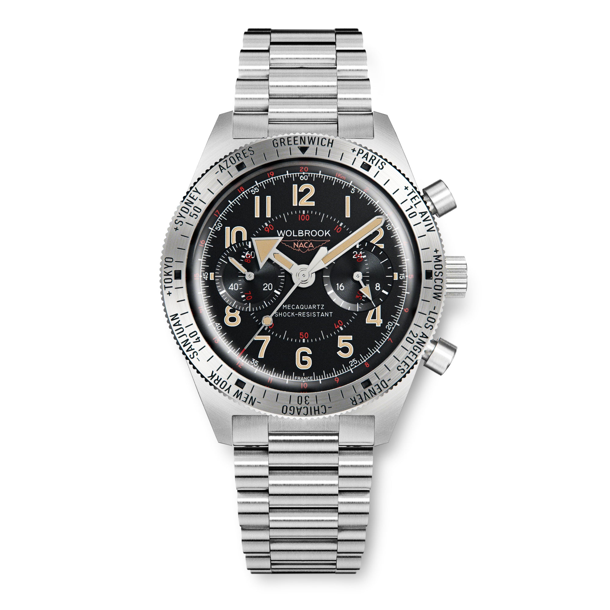 Skindiver WTD Chrono-Mecaquartz - Telemeter & Decimeter Vintage Chronograph - NACA Edition