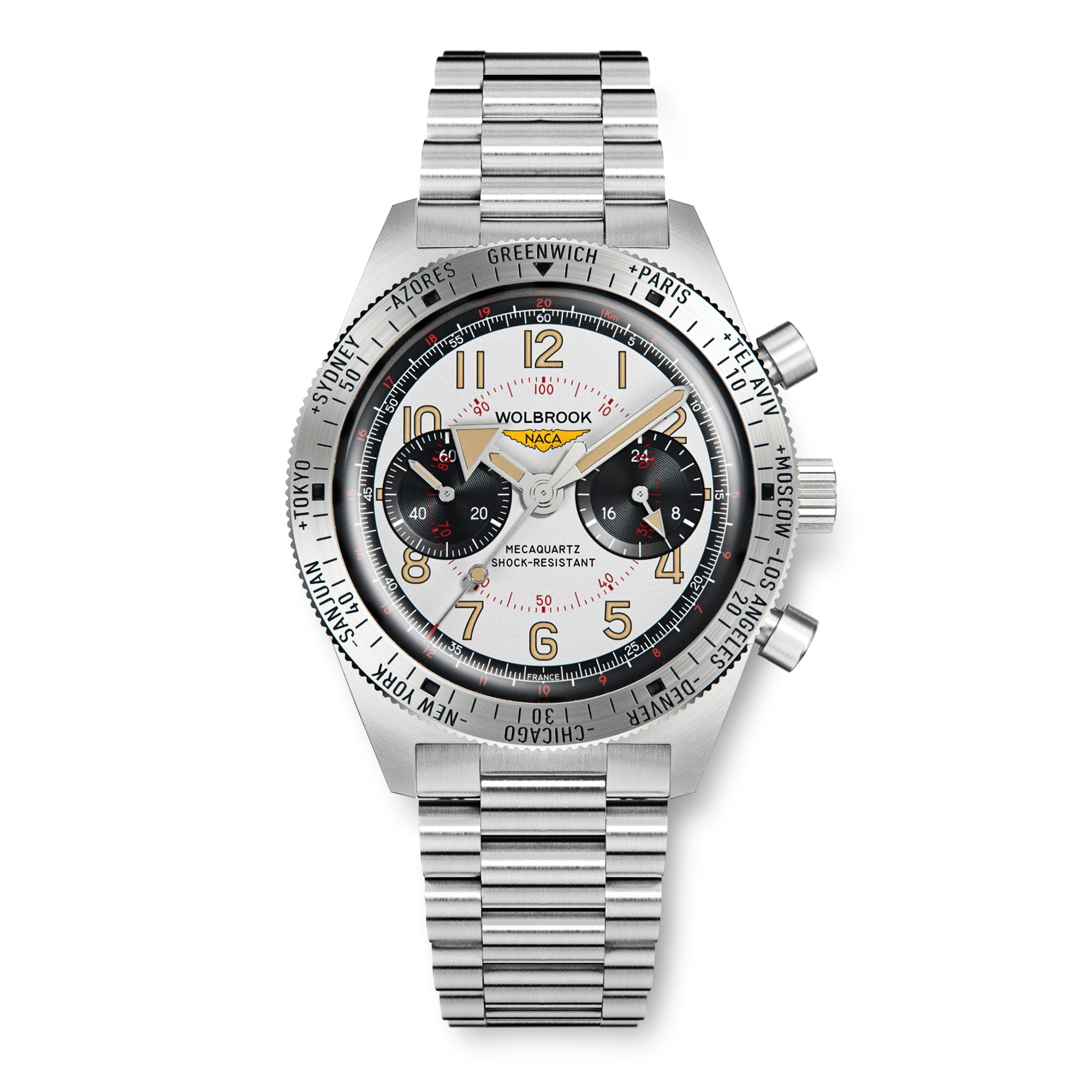 Skindiver WTD Chrono-Mecaquartz - Telemeter & Decimeter Panda Chronograph - NACA Edition