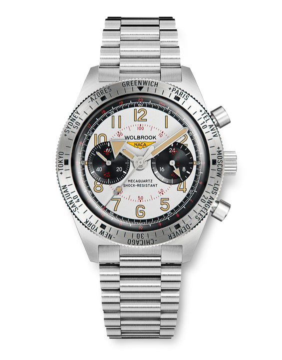Skindiver WTD Chrono-Mecaquartz - Telemeter & Decimeter Panda Chronograph - NACA Edition