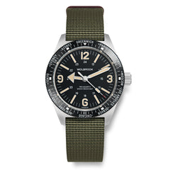 Skindiver WT Mecaquartz Watch - Vintage & Black PVD Bezel