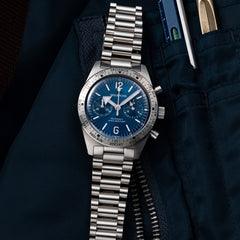 Skindiver WT Chrono-Mecaquartz Blue Chronograph