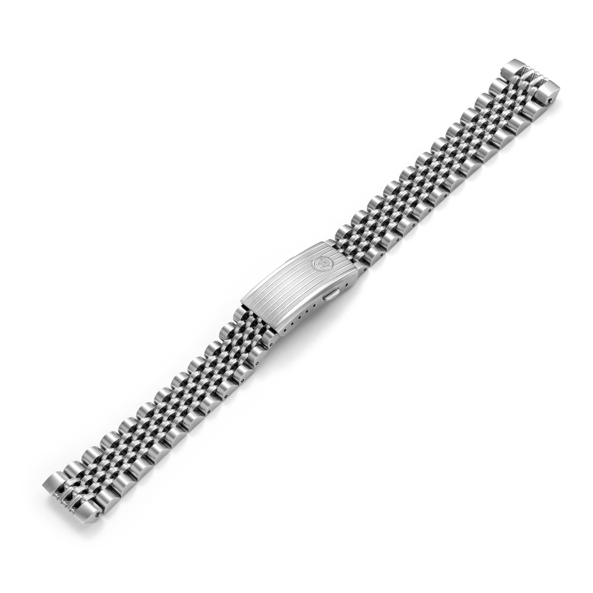 Skindiver Automatic Bracelet Watch – All White - Wolbrook Watches
