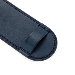 Blue Leather Pilot Plate for Bund Strap - Wolbrook Watches