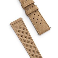 Desert Tropic Rubber Strap & Black PVD Steel Buckle - Wolbrook Watches
