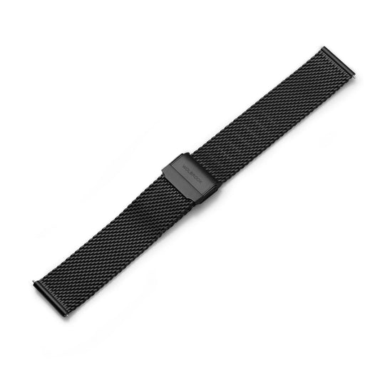 Mesh Strap Black PVD Stainless Steel - Wolbrook Watches