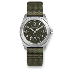 Outrider Professional Mecaquartz 38 Field Watch – French Army Green - Wolbrook Watches