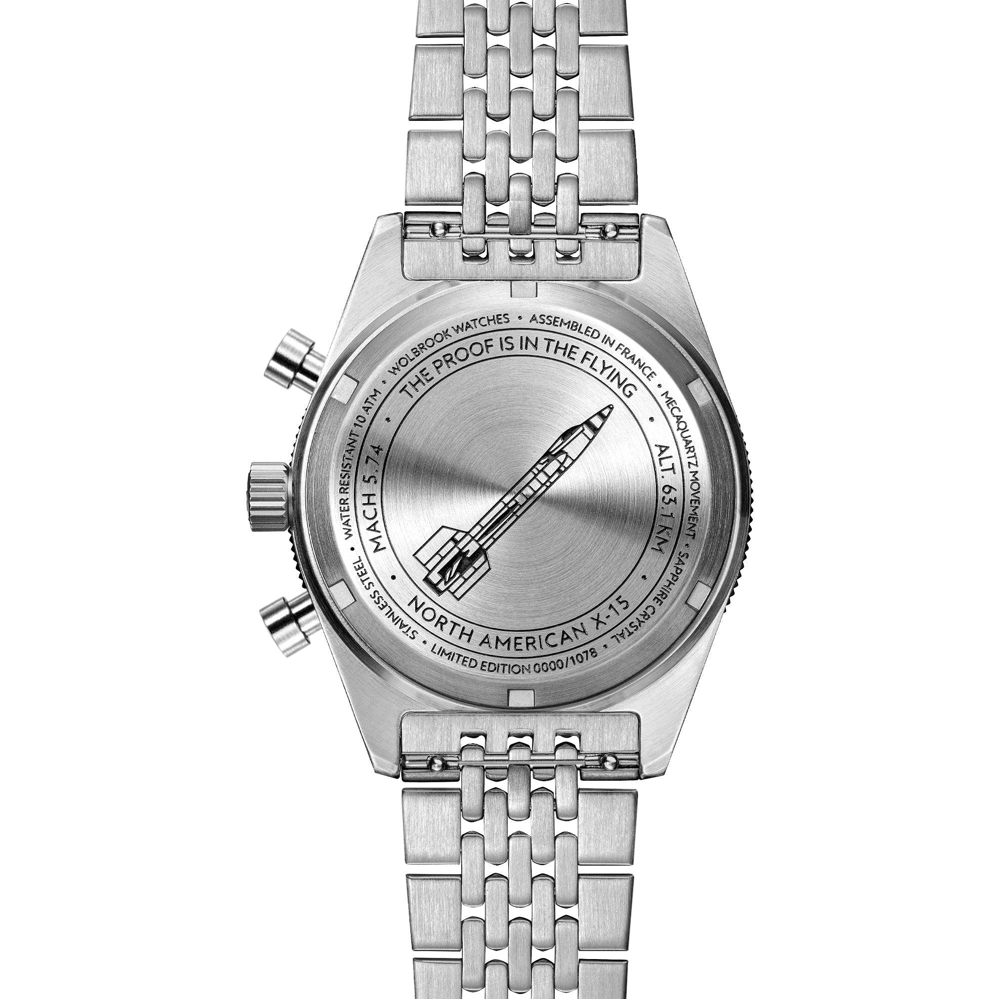 Skindiver WT Chrono-Mecaquartz Bracelet Chronograph - Wolbrook Watches