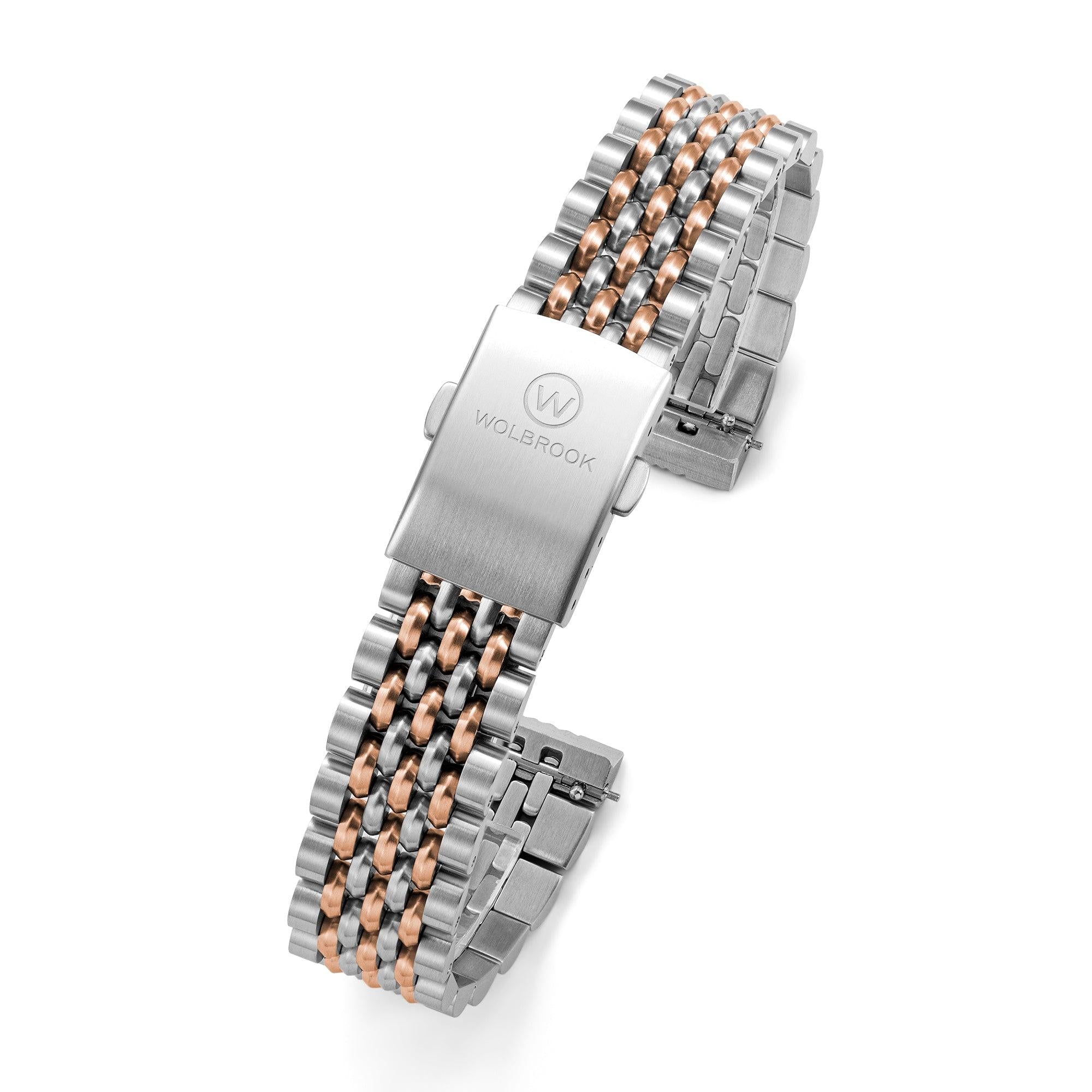 Beads of Rice Bracelet Two-Tone 20mm – Wolbrook Watches