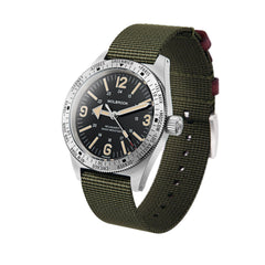 Skindiver WT Mecaquartz Watch - Vintage & Steel - Wolbrook Watches
