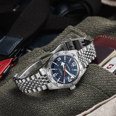 Skindiver WT Automatic Bracelet Watch - Blue & Steel