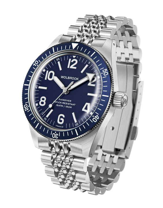 Skindiver Automatic Bracelet Watch - Blue