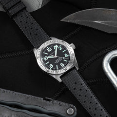 Skindiver Professional Tool-Watch - Green Lum & Black Dial - Wolbrook Watches