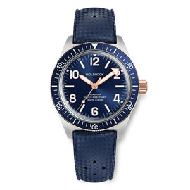 Skindiver Automatic Watch – Two-Tone Blue