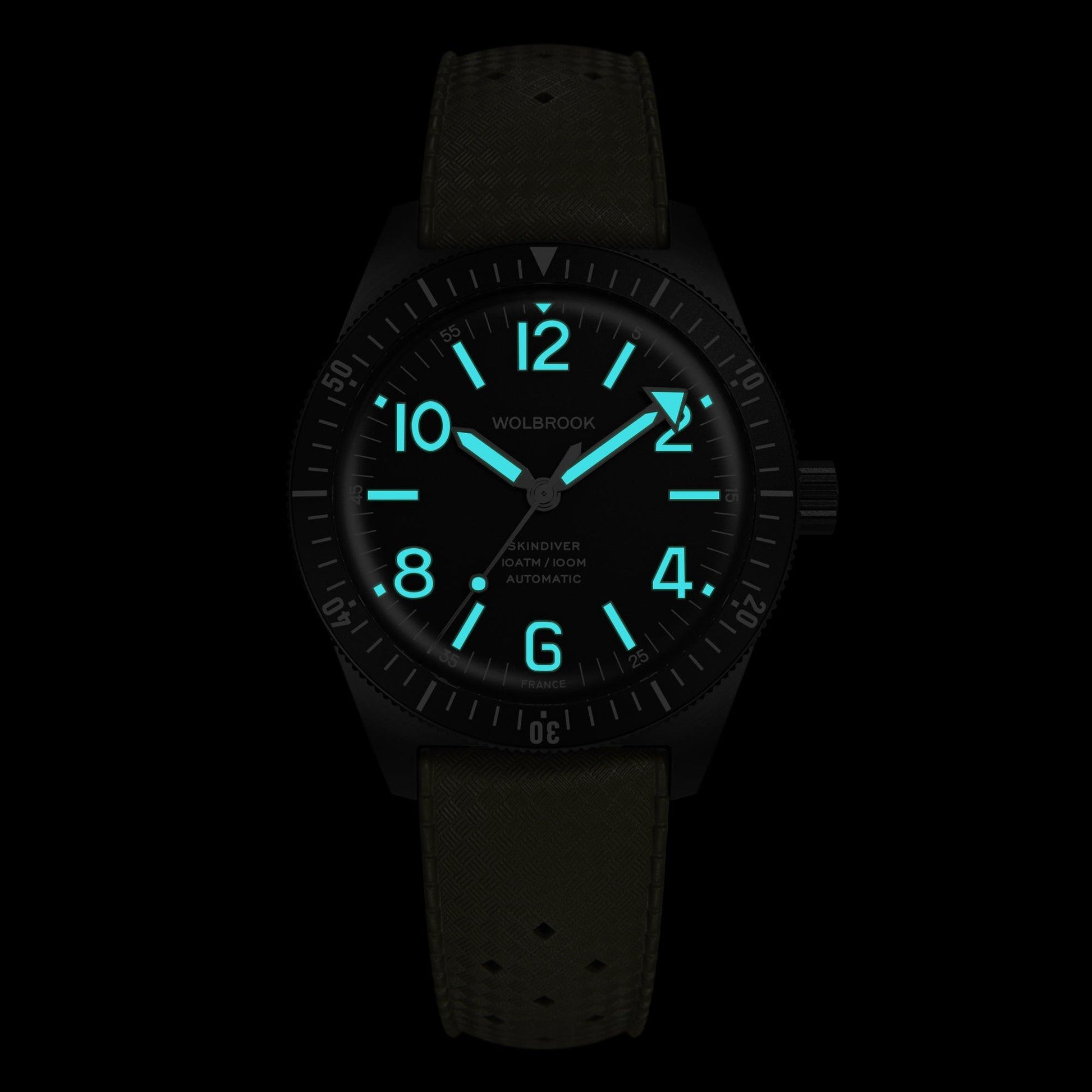 Skindiver Automatic Watch - Black PVD - 21 - Wolbrook Watches