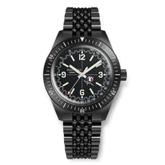 Grand Prix Professional Racing Watch - Black PVD - René Bonnet Djet 1962 Limited Edition - Wolbrook Watches