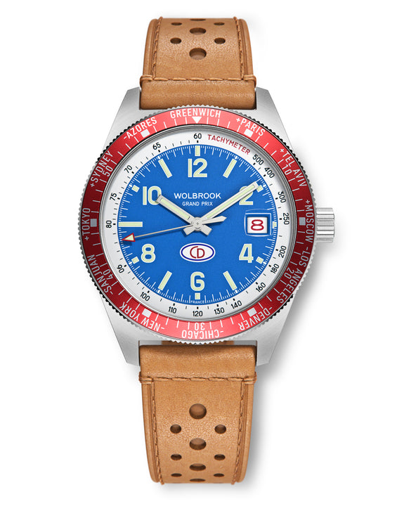 Grand Prix WT Automatic Racing Watch - Red Bezel - Charles Deutsch CD Dyna 1962 Limited Edition