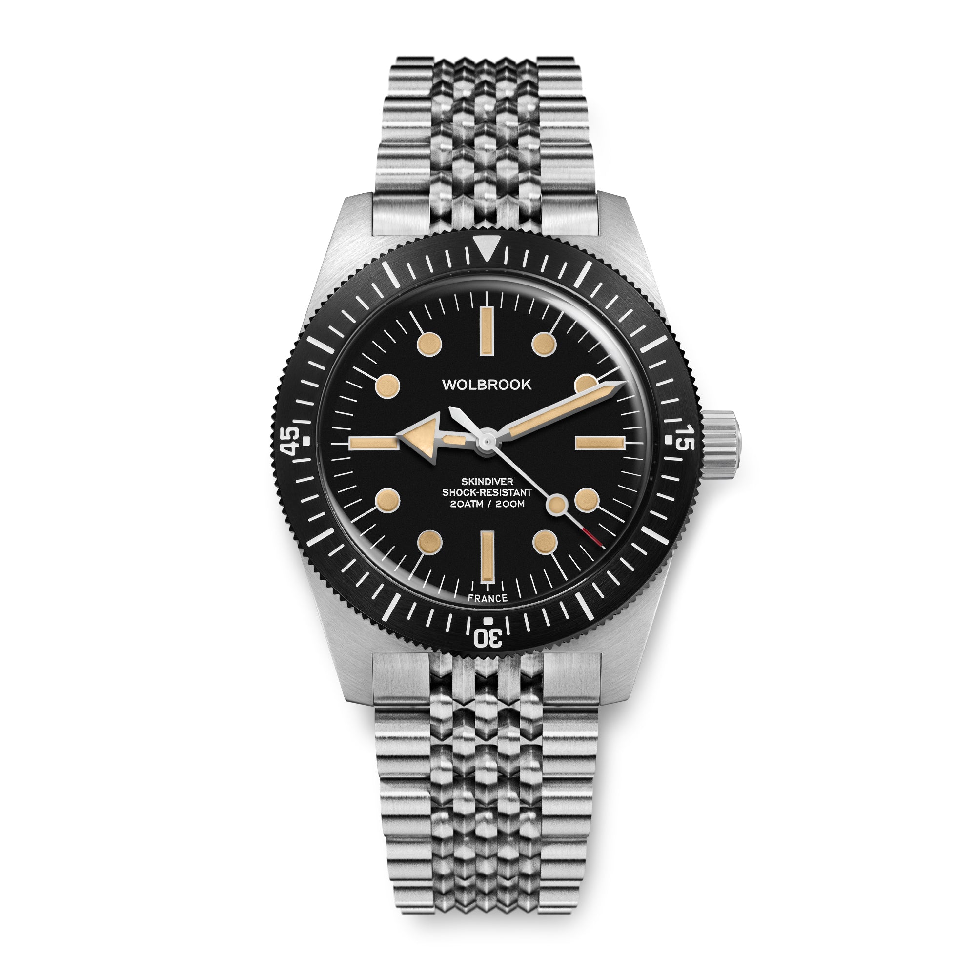 Skindiver Automatic Dive Watch - 38 mm - Old Radium Lume