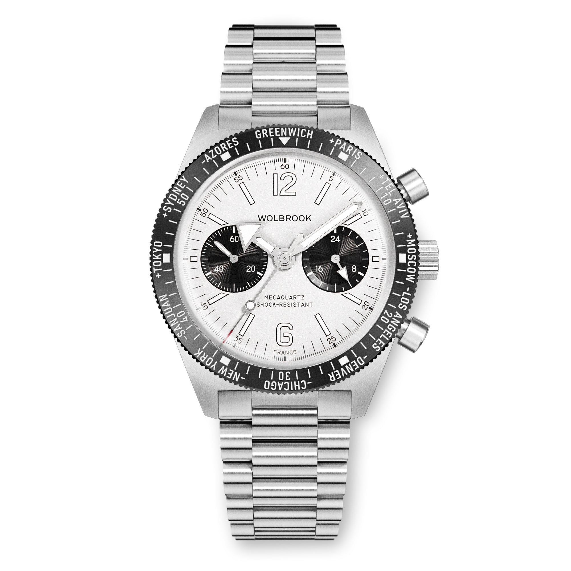 Skindiver WT Chrono-Mecaquartz Panda Chronograph