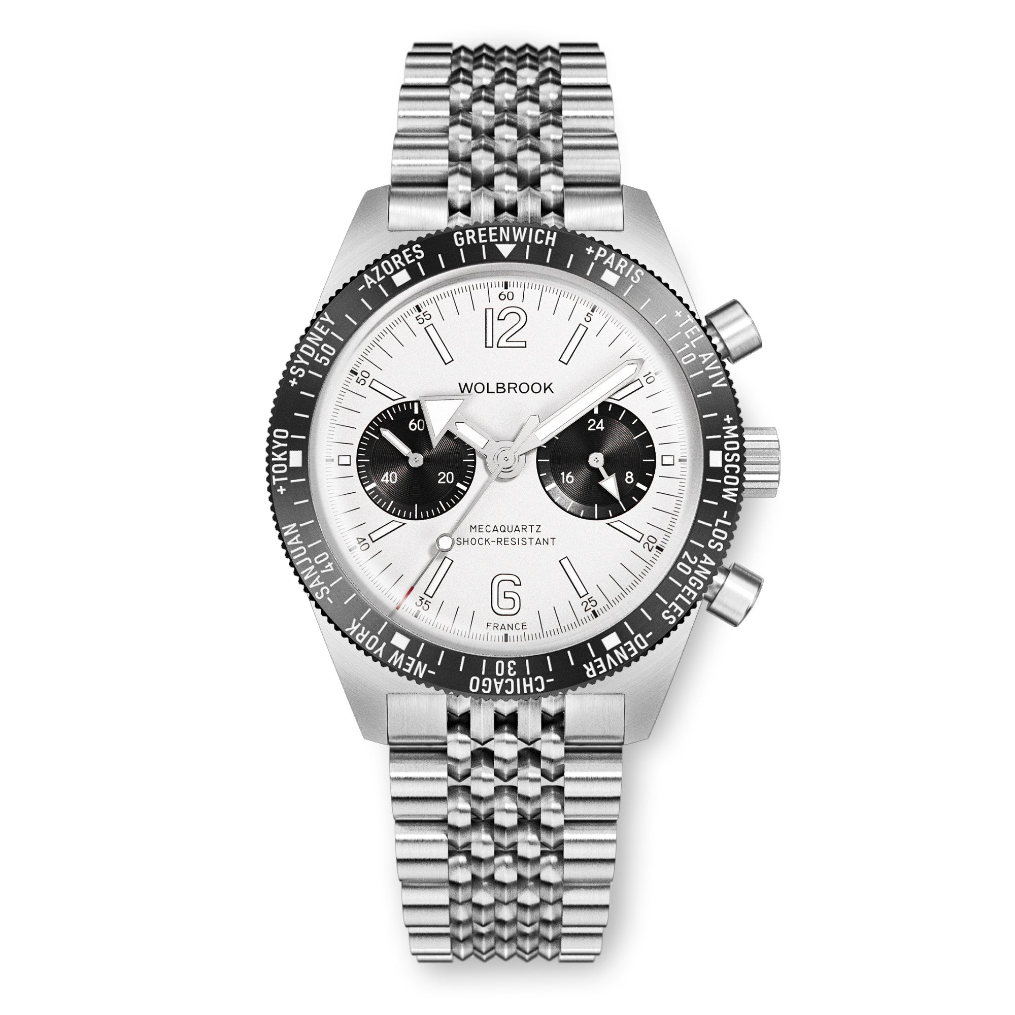 Skindiver WT Chrono-Mecaquartz Panda Chronograph