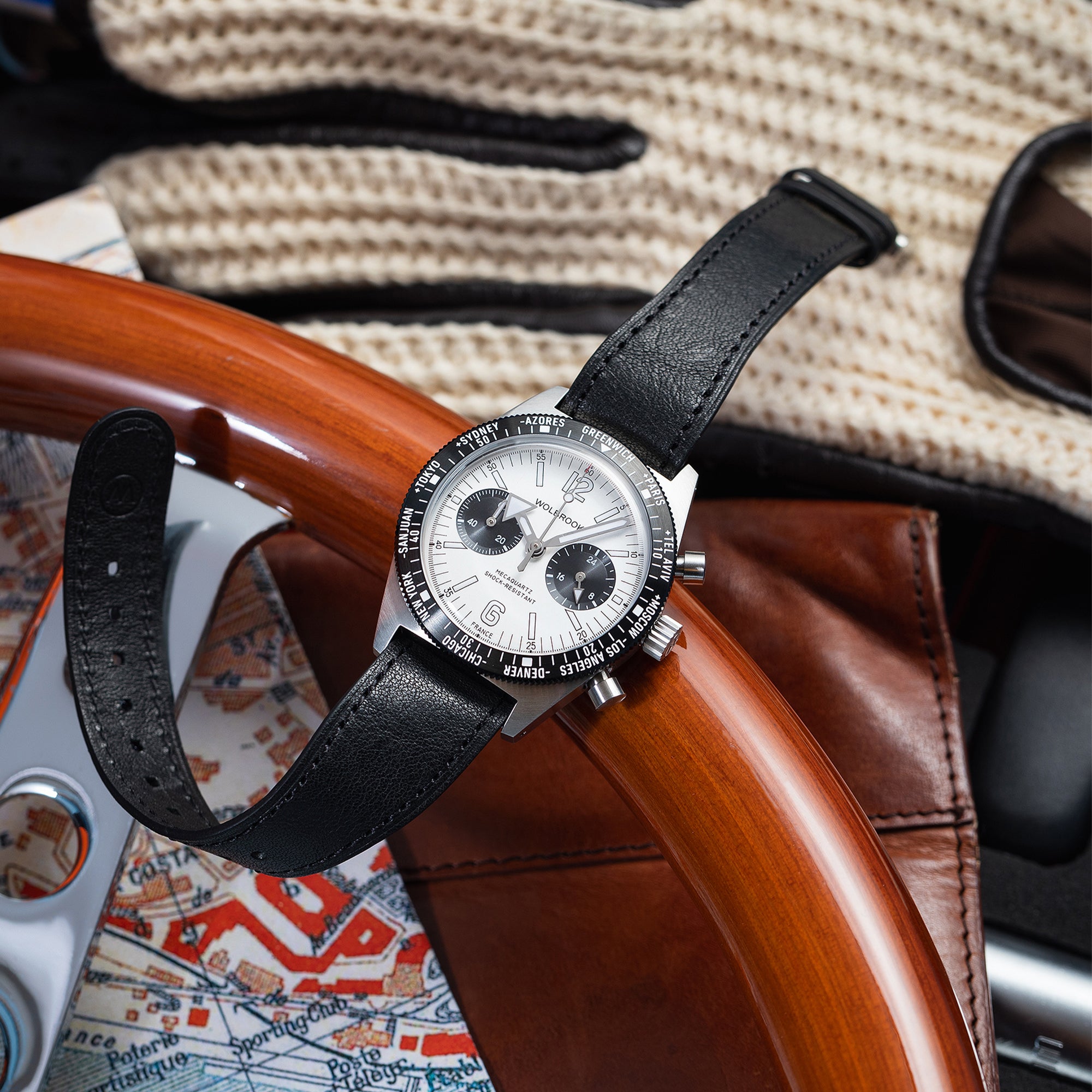 Skindiver WT Chrono-Mecaquartz Panda Chronograph