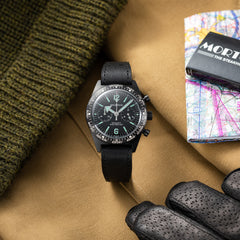 Skindiver WT Chrono-Mecaquartz Green Lum Black PVD Chronograph