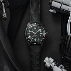 Skindiver Automatic Watch - Green Lum & Black PVD