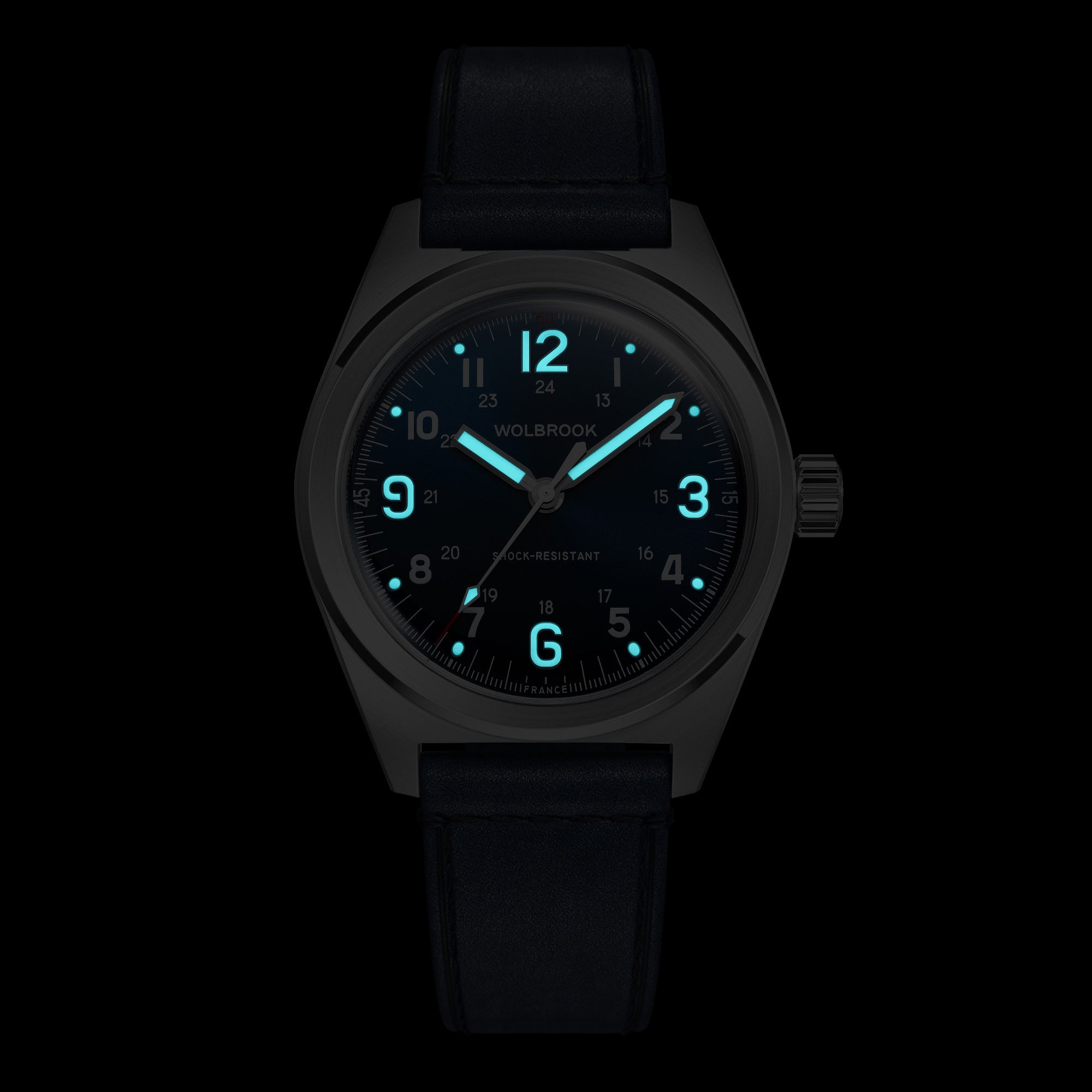 Outrider Automatic Watch – Blue, No Date