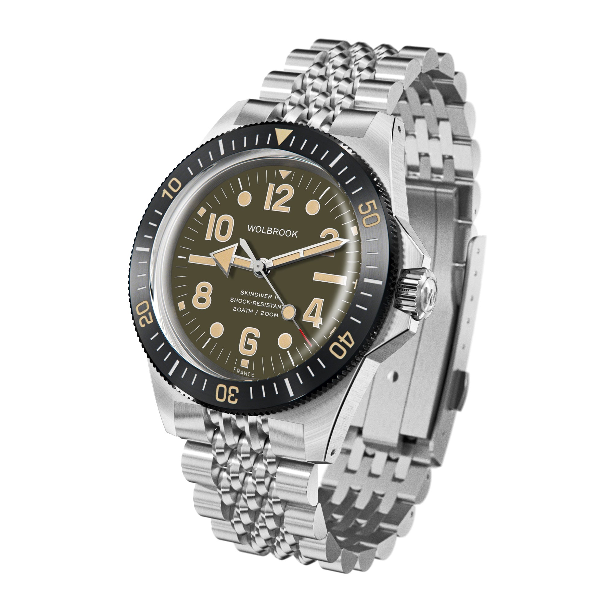 J'hésite entre une Forban brestoise et une Wolbrook - Page 2 Green-dial-vintage-lum-skindiver-II-automatic-dive-watch-beads-rice-bracelet-3.4-23-S2AJ-005-bor-stl-cxo