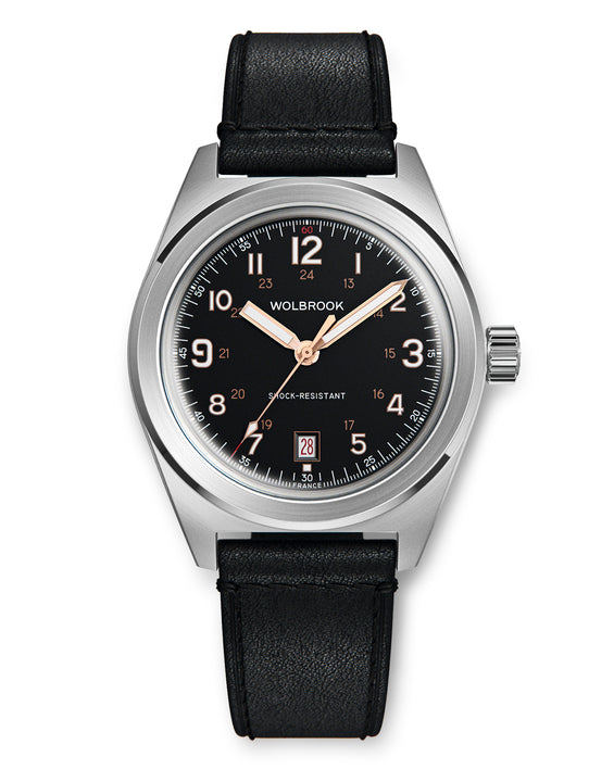 Outrider Automatic Watch – Black & Gilt