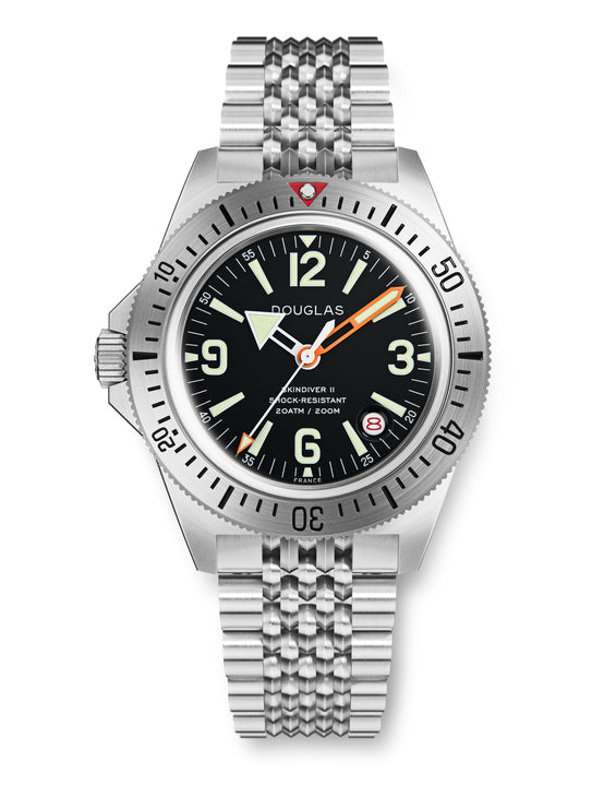 Skindiver II Professional Diving Watch - Orange Hand