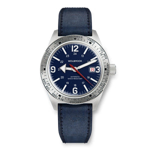 Skindiver WT Automatic - Blue & Steel - Wolbrook Watches