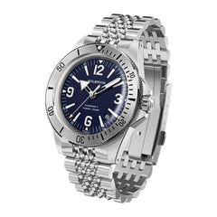 Skindiver II Automatic Dive Watch - Blue - Wolbrook Watches