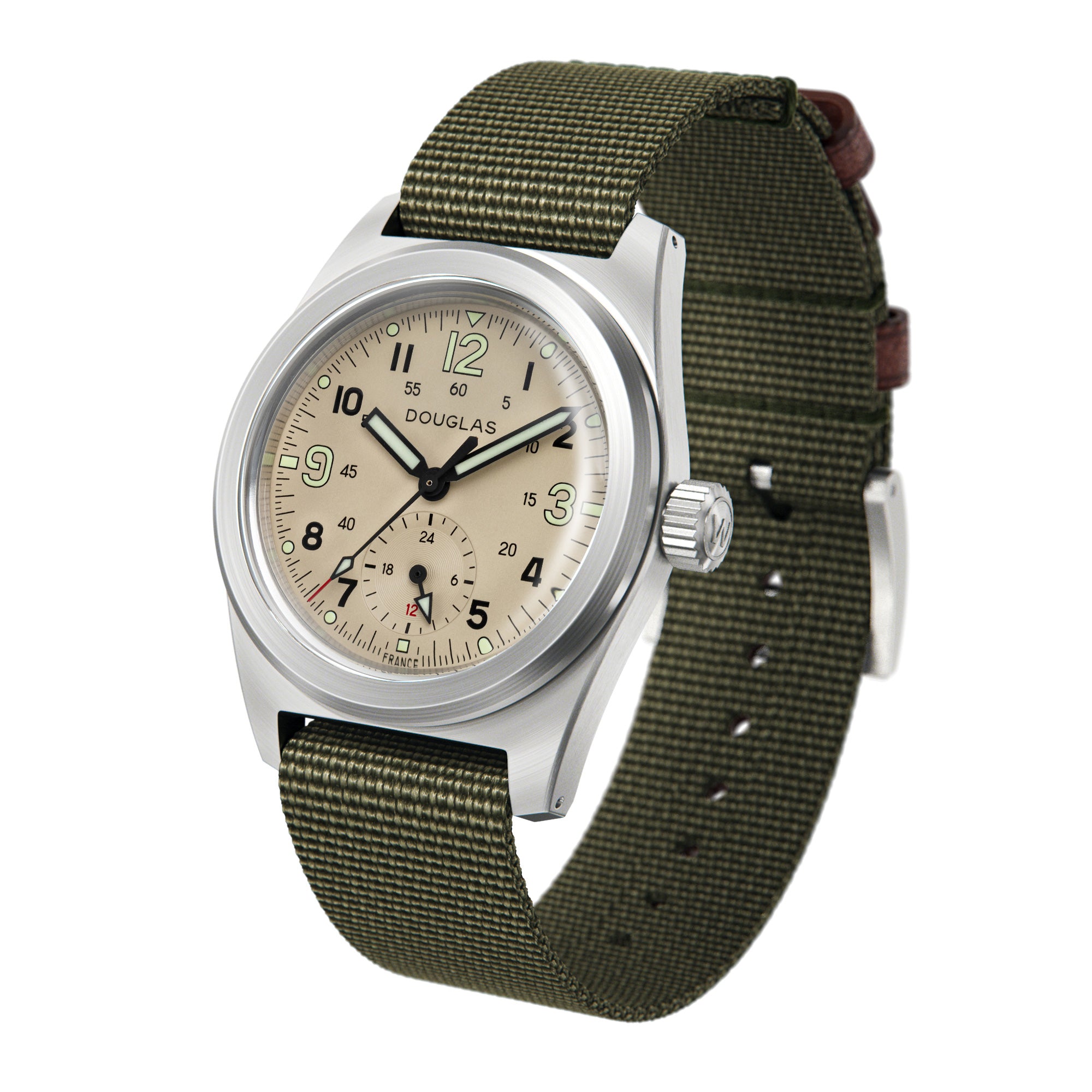 Outrider Professional Mecaquartz 38 Field Watch – Desert Sand