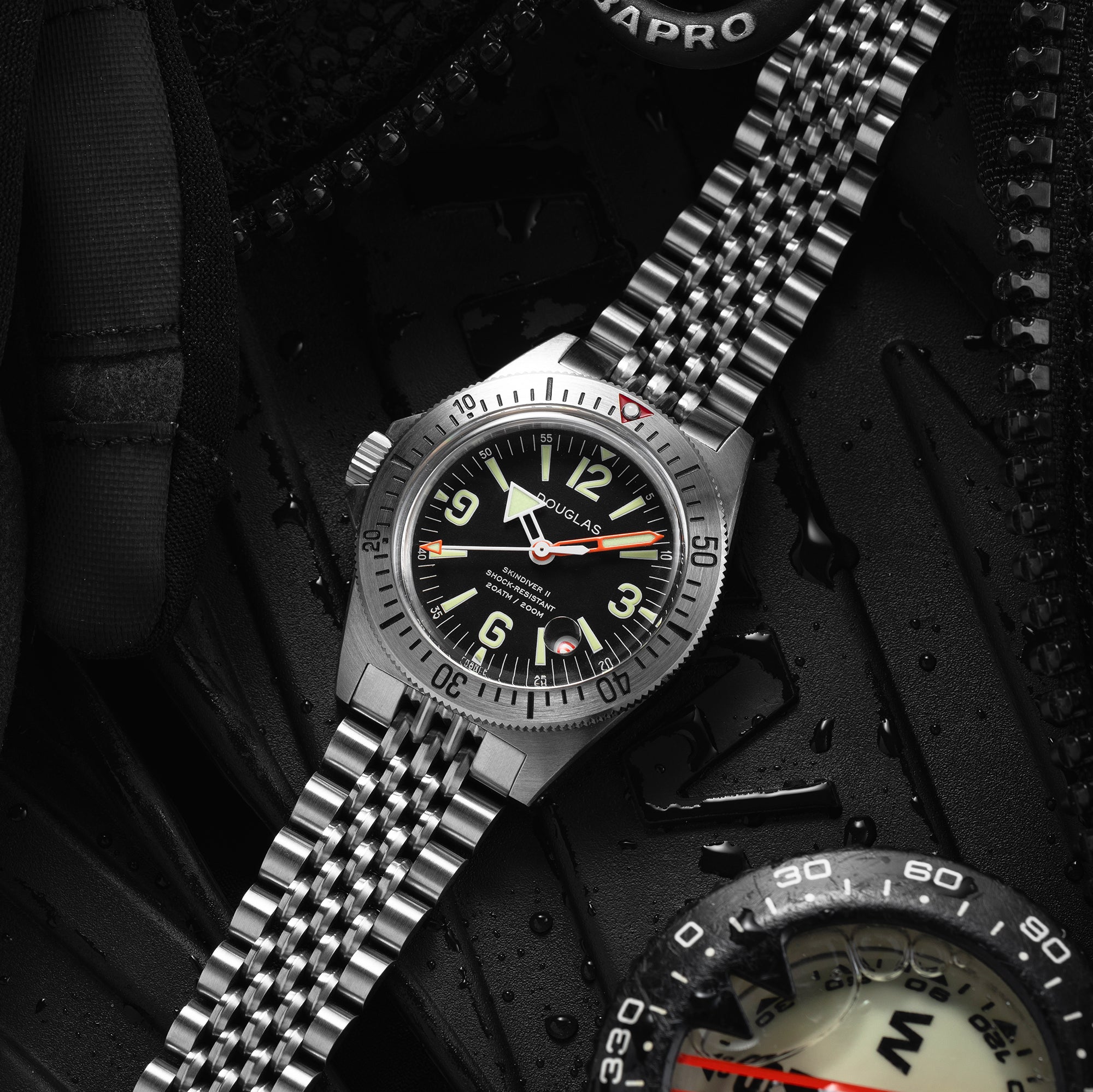 Skindiver II Professional Diving Watch Orange Hand – Wolbrook