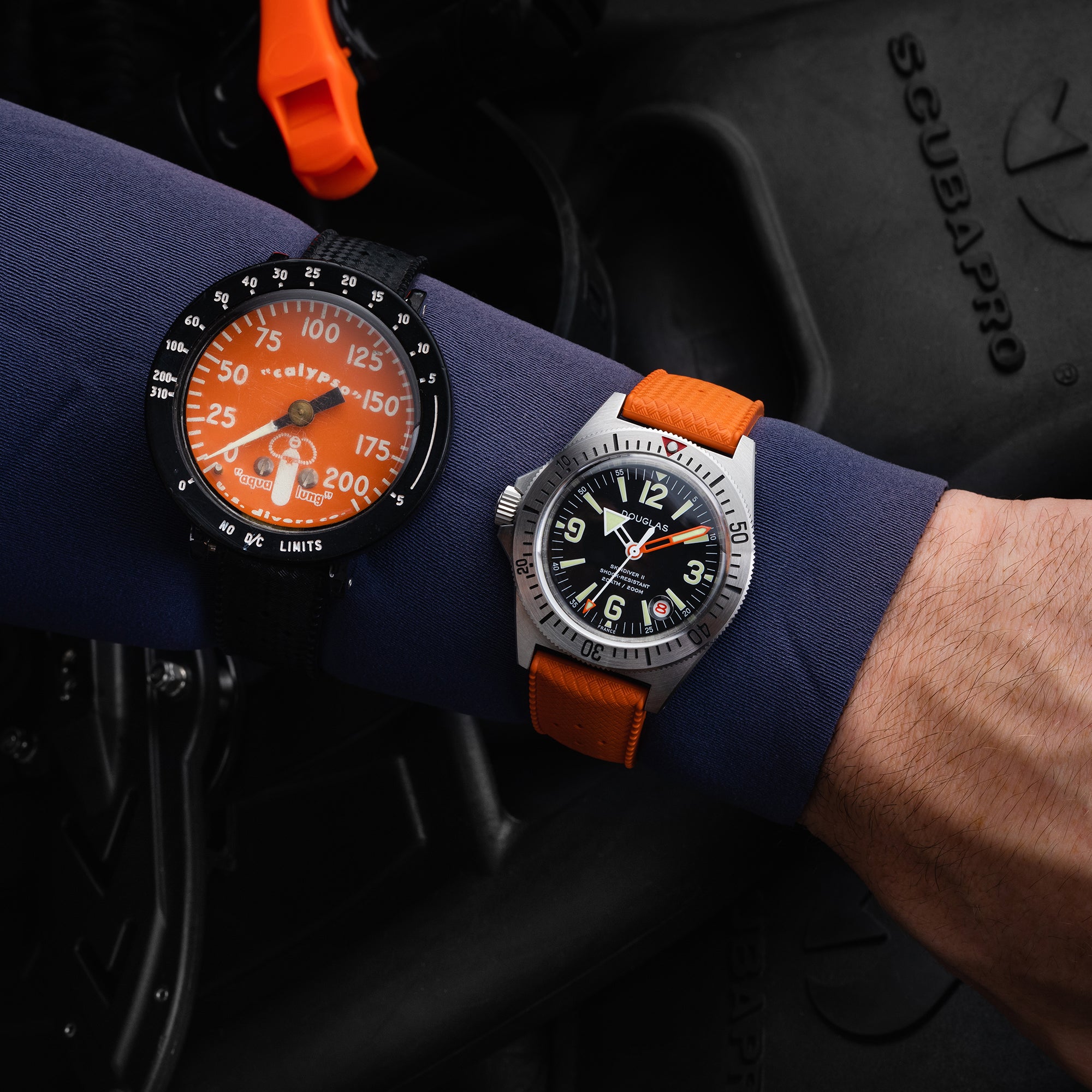 Skindiver II Professional Diving Watch - Orange Hand