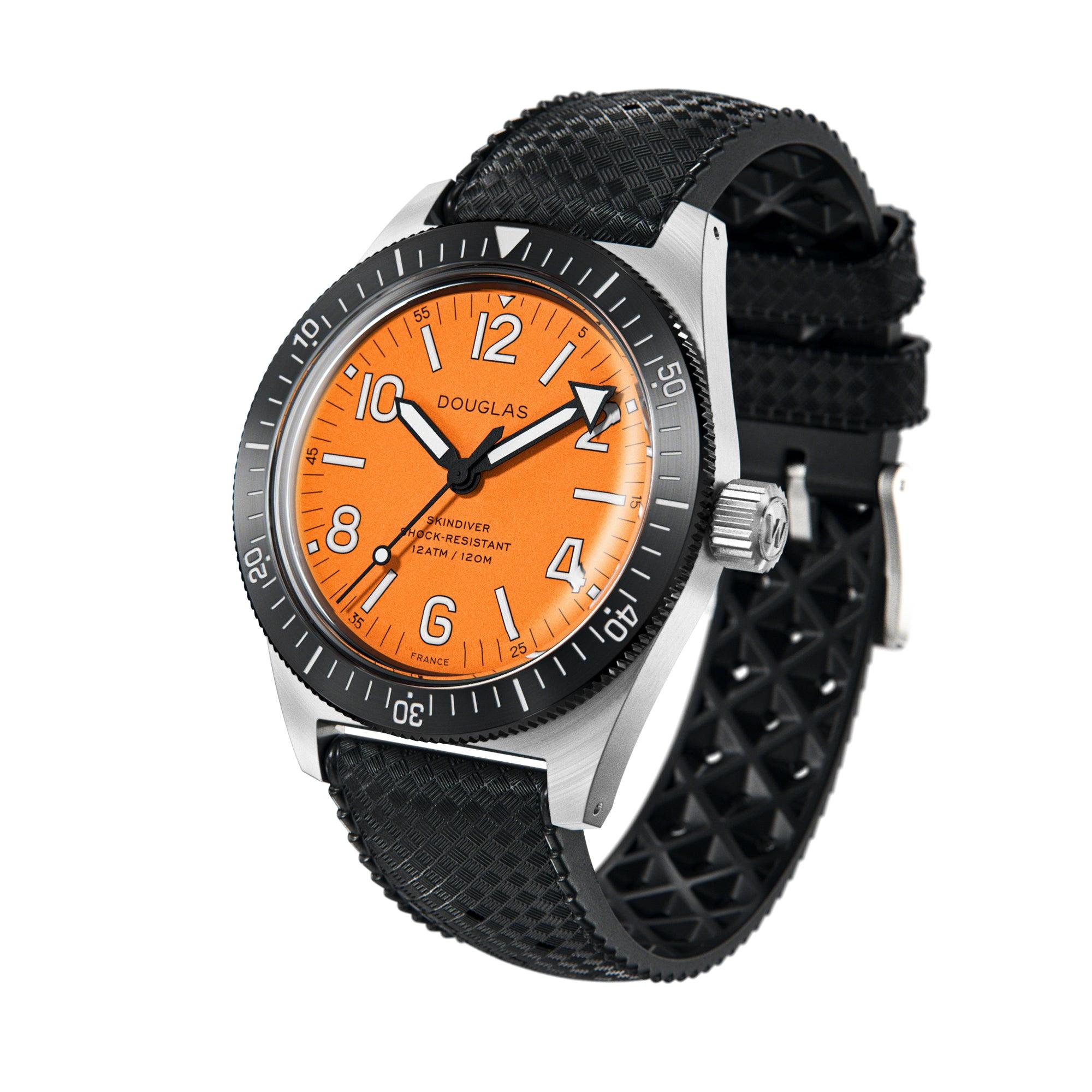 Skindiver Professional Tool-Watch - Orange Dial - Wolbrook Watches