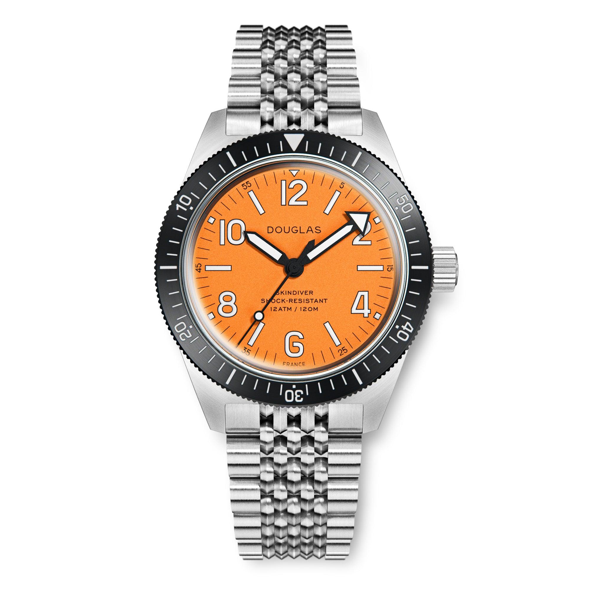 Skindiver Professional Tool-Watch - Orange Dial - Wolbrook Watches