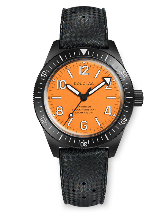 Skindiver Professional Tool-Watch - Orange Dial & Black PVD