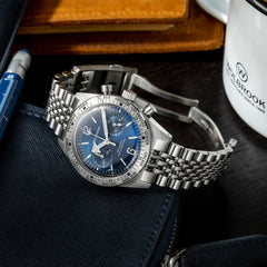 Skindiver WT Chrono-Mecaquartz Blue Chronograph - Wolbrook Watches