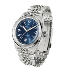 Outrider Automatic Watch – Blue - Wolbrook Watches