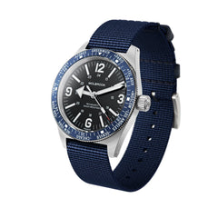 Skindiver WT Mecaquartz Watch - Blue, Black & Steel - Wolbrook Watches