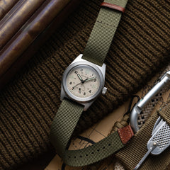 Outrider Professional Mecaquartz 38 Field Watch – Desert Sand