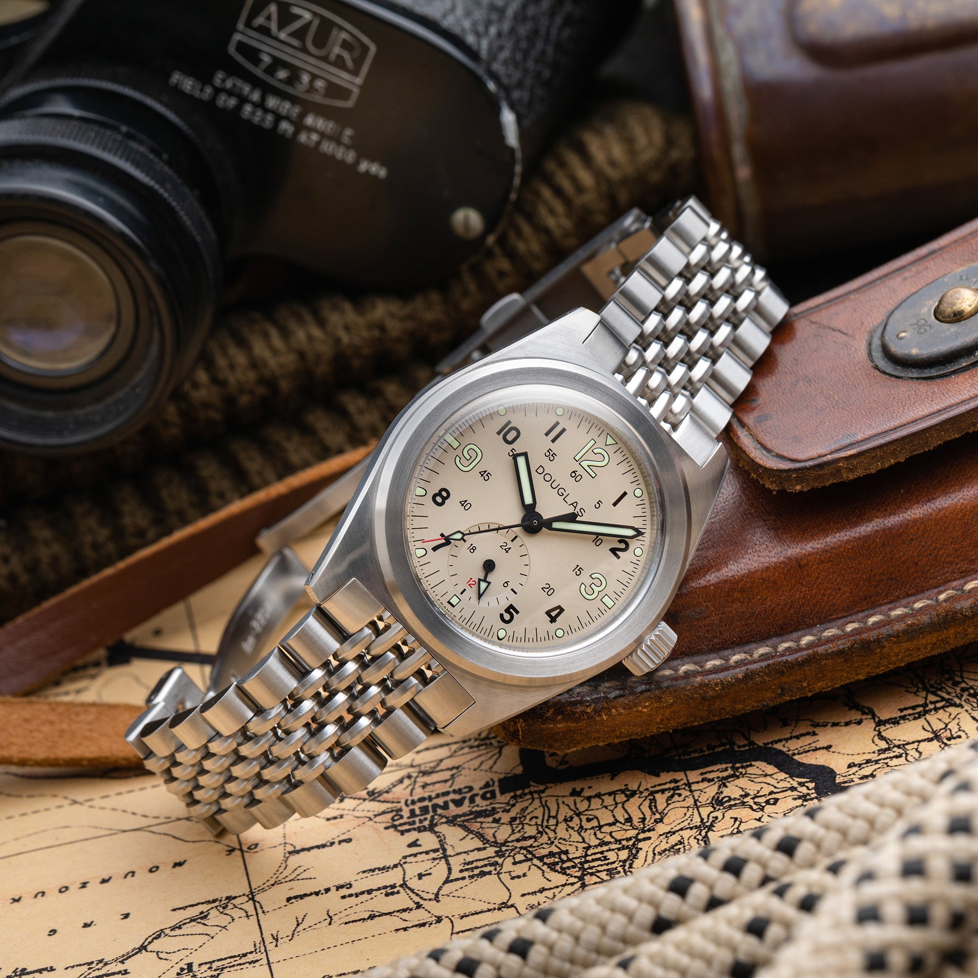 Outrider Professional Mecaquartz 38 Field Watch – Desert Sand