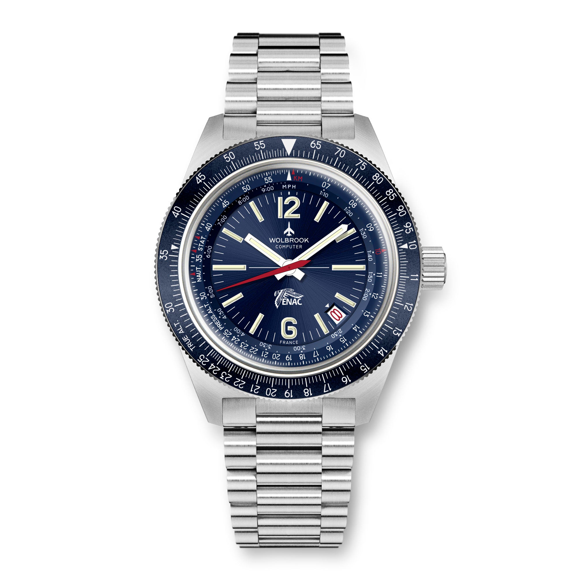 Flight Computer Automatic Watch - ENAC - Special Edition