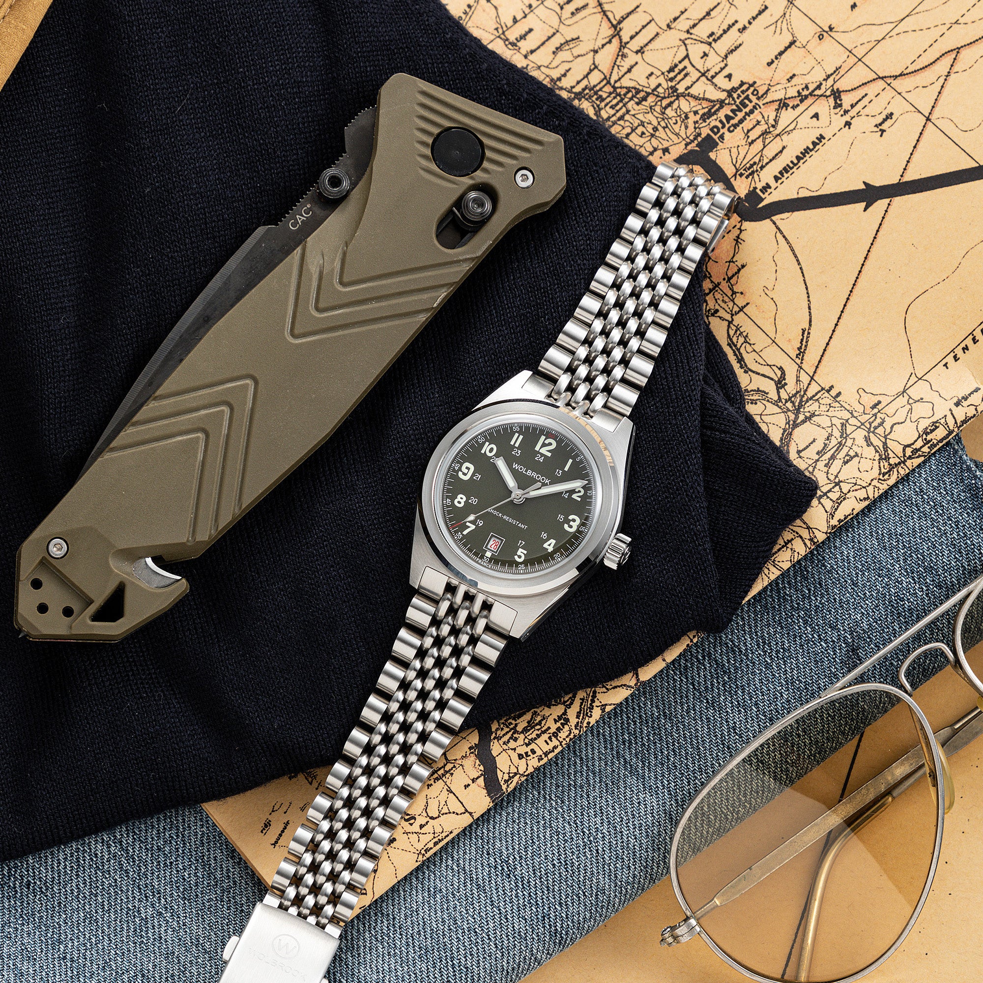 Outrider Automatic Watch – French Army Green