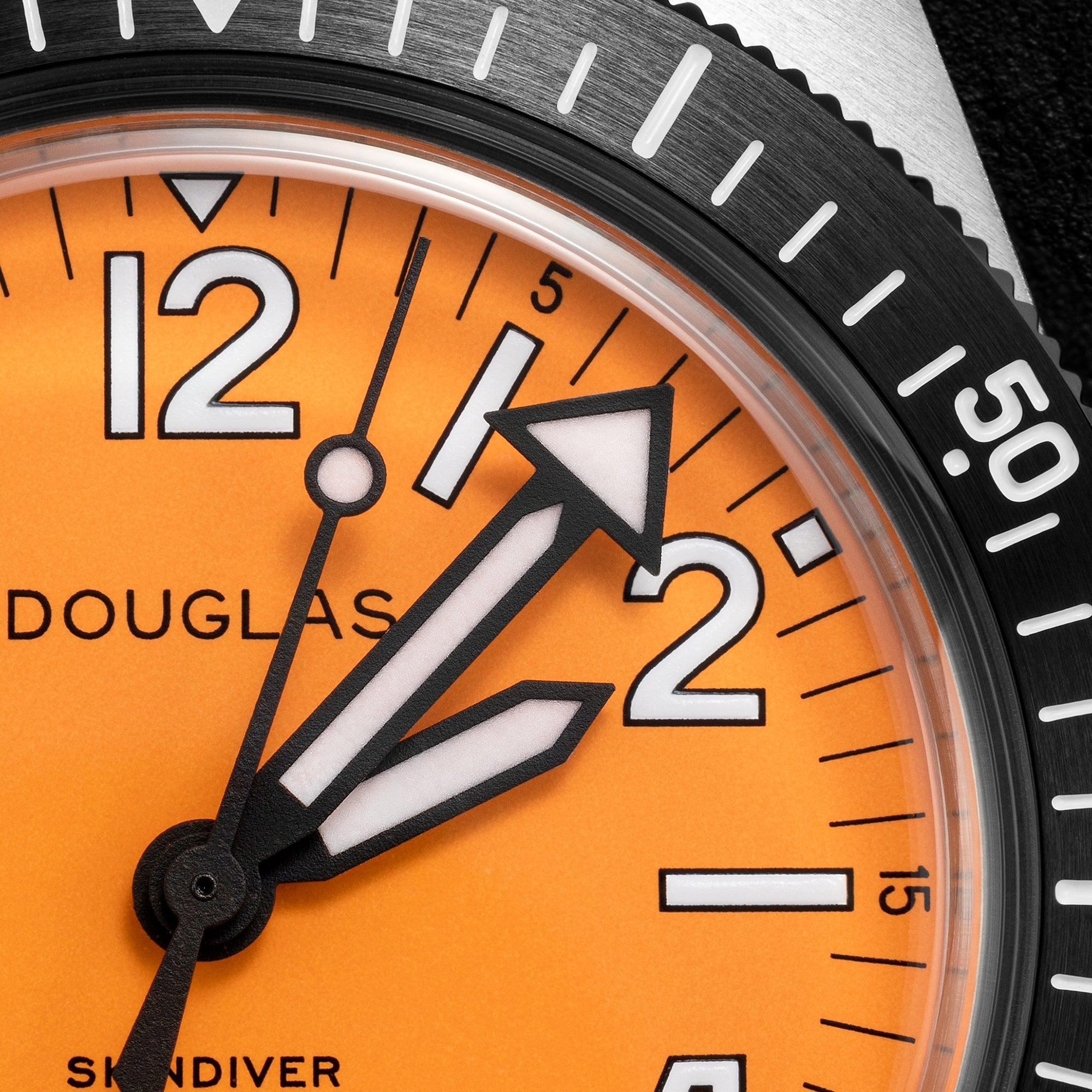 Skindiver Professional Tool-Watch - Orange Dial - Wolbrook Watches