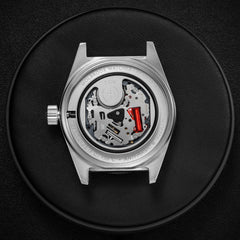 Skindiver WT Mecaquartz Watch - Red, Black & Steel - Wolbrook Watches