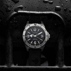 Skindiver II Automatic Dive Watch - White Lum & Black Dial