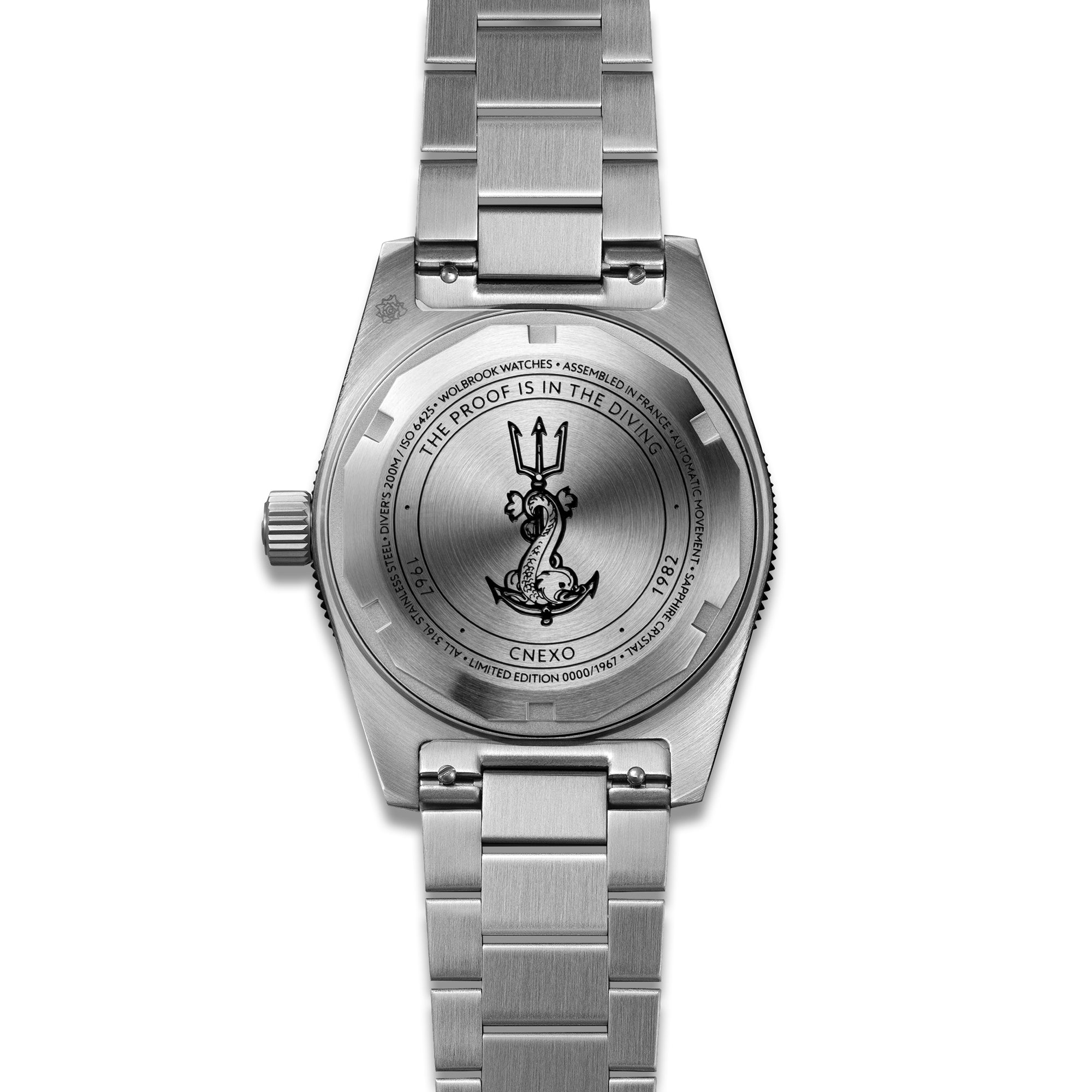 Skindiver Automatic 38 mm Jumbo Dive Watch - Arctic