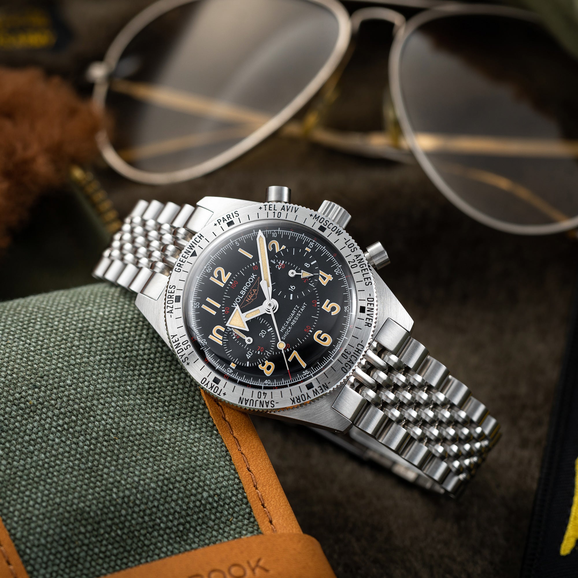 Skindiver WTD Chrono-Mecaquartz - Telemeter & Decimeter Vintage Chronograph - NACA Edition